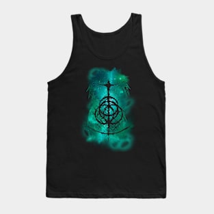 Fantasy World - Green Abstract Tank Top